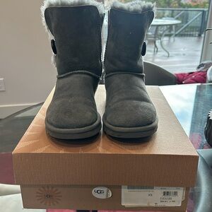 UGG Bailey Button Suede Water Repellent Boots